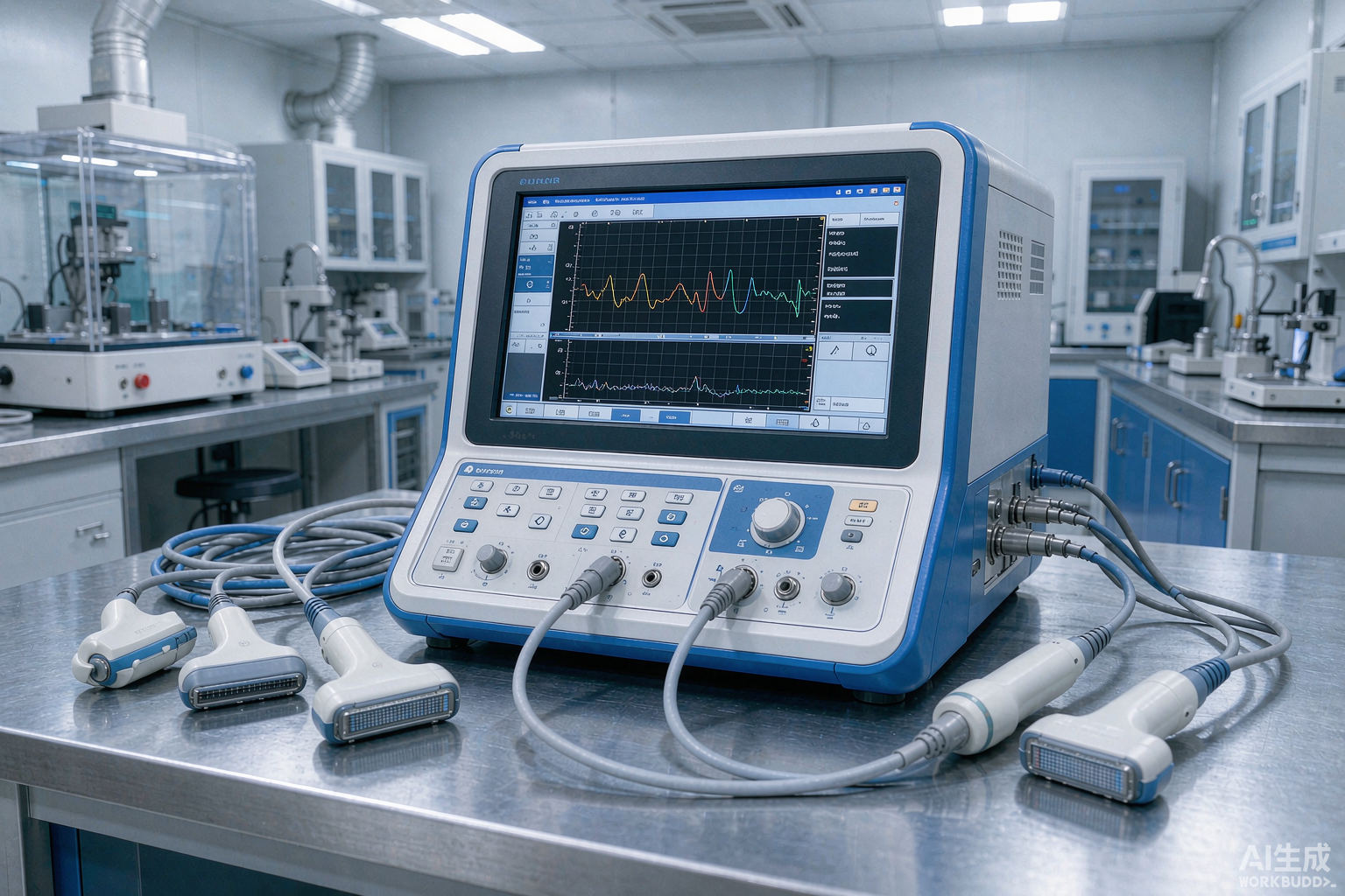 KingPo KP-CS3530 超声兼容试验装置中标江苏省医疗器械检验所，定义有源植入器械超声测试